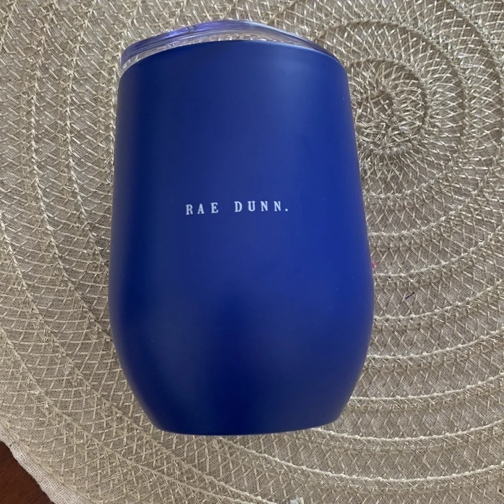 New Rae Dunn America 12 oz. Stainless Steel Wine Glass and Lid - Picture 4 of 5